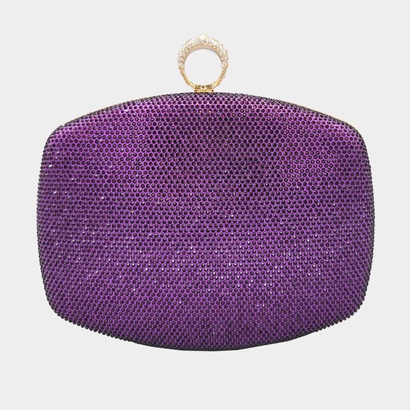 Shimmery Evening Clutch Bag - Picture 1 of 4